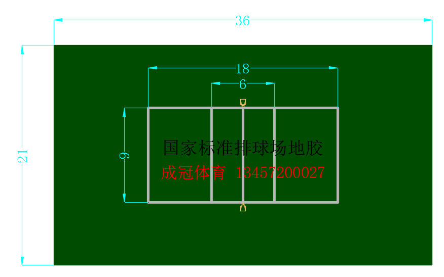 國家標準排球場地膠